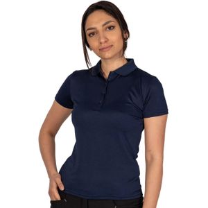Island Green Dames/Dames Klassiek Micro Pique Golf Poloshirt (Marine)