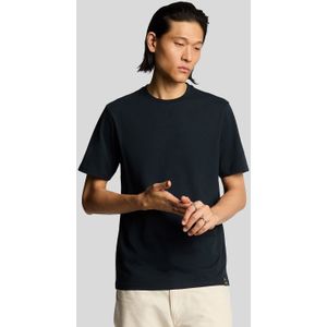 Lyle & Scott - Clamp Labelled Plain T-shirt - Donkerblauw