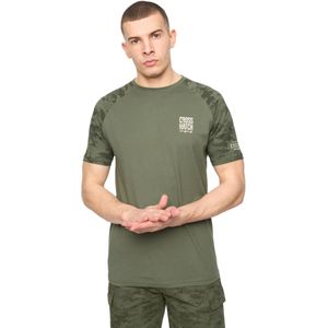 Crosshatch Heren Janscore T-Shirt (Olijf)