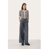Part Two - Wijde Linnen Broek - Blauw - Dames