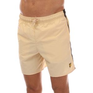 Lyle & Scott Heren Merk Sport Zwemshorts (Zand)