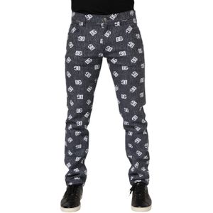 Logo Print Slim Fit Jeans