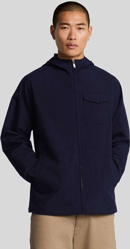 Lyle & Scott Hooded Transitional Jacket - Marineblauw