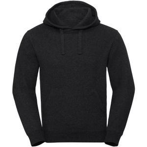 Russell Unisex Authentieke Melange Hooded Sweatshirt (Houtskoolmelange) - Maat XS