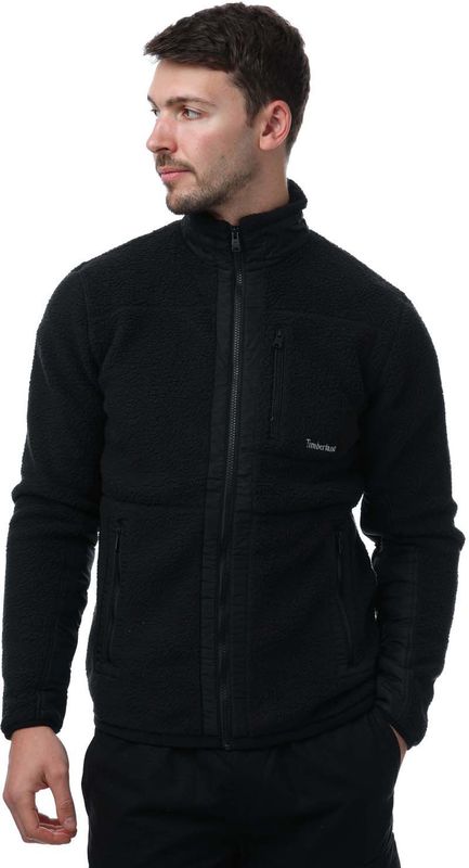 Timberland - Fleece Jacket - Zwart - Polyester - Versterkte Inzetstukken