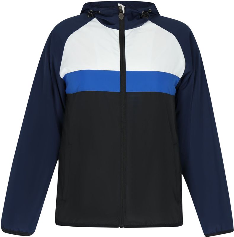 Mymo - Anorak - Marine Colorblock - Dames - Met Capuchon