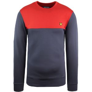 Lyle & Scott - Crew The Sweatshirt - Lange Mouw - Rood - Heren Trui