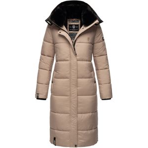 Marikoo - B936 - Gewatteerde Winterjas - Taupe - Lang