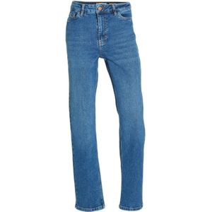 PULZ high waist regular fit jeans PZLIVA  medium blue