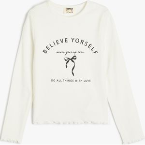 Koton T-SHIRT LANGE MOUW Ronde kraag Lange mouw T-shirt