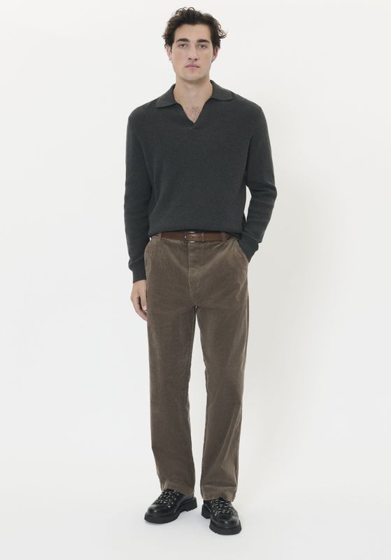 Casual broek MAChino Casual broek Loose fit brown