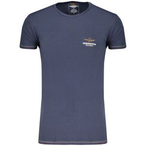 Aeronautica Militare - T-shirt - Korte Mouwen - Ronde Halslijn - Contrastdetails