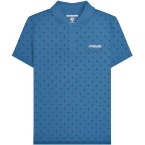 Lambretta Heren Premium AW24 Target Polo Shirt (Donkerblauw/Navy)