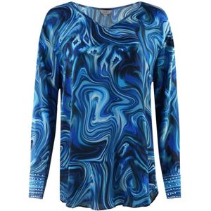 Inoa The Blue Nile 1202113 Blue Silk Fish Top - Maat 38