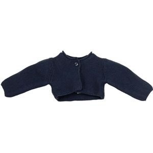 Gebreide meisjesjas in tricot 6610W14