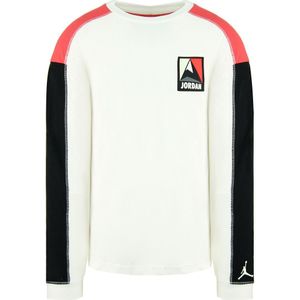 Nike - Jordan Logo Lng Mouw Crew - Wit - Heren - Thermische Top