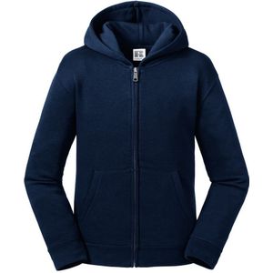 Russell Kinderen/kinderen Authentieke Zip Hooded Sweatshirt (Franse marine)