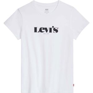 Levi's Plus Perfect New Logo T-shirt voor dames, wit