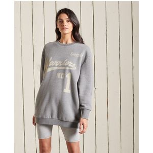 Superdry Oversized Collegiate Sweatshirt Met Ronde Hals - Dames - Maat M