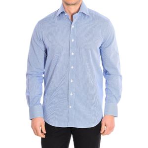 MICROVICHY4 heren shirt met lange mouwen
