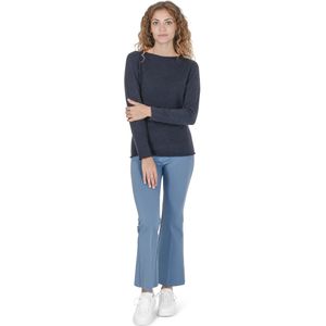 Crown Of Edinburgh Cashmere Dames Trui Met Boothals Coe 0025 Marineblauw
