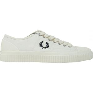 Fred Perry Hughes Low Canvas Light Ecru Trainers - Maat 44