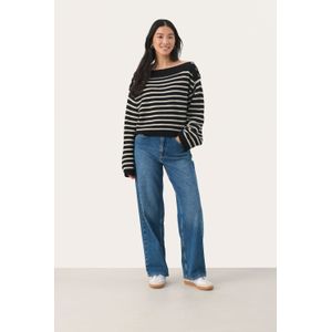 Pullover Regular fit black offwhite