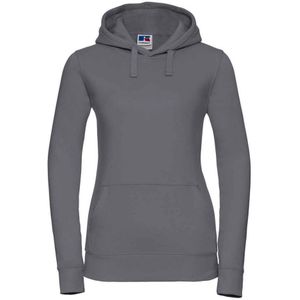 Russell Dames/Dames Authentic Hoodie (Konvooi Grijs)