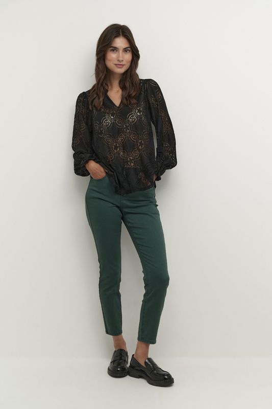 CULTURE - Blouse 'Olu' - Zwart - Blouseshirt