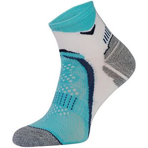 Comodo - Duurzame hardloopsokken met ondersteuning van de voetboog - Wit Blauw