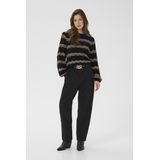 Cream Trui 'CRWavy'  beige / blauw / oranje / zwart