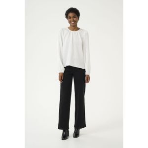 Kaffe - Blouse 'Lauren' - Wit - Wijde Blouse - Lange Mouw