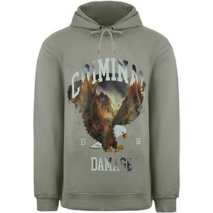 Criminal Damage - Eagle - Hoodie - Grijs