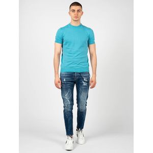 Xagon Man - T-shirt - Blauw - Heren - Katoen