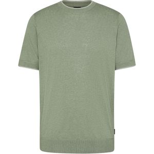 Bugatti Herren T-shirt met contrasterende strepen