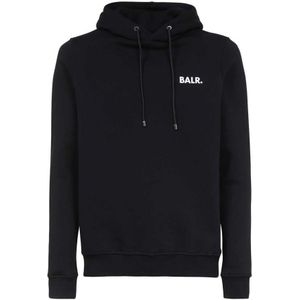 BALR. Hoodies Brand Straight Hoodie Zwart