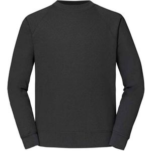 Fruit of the Loom Uniseks Klassiek Raglan Sweatshirt voor volwassenen (Licht Grafiet)