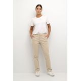 Capri broeken - Feather Gray - Regular Fit - 7/8 Lengte - 98% Katoen