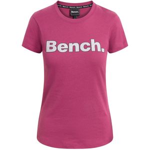 BENCH - Leora - T-shirt - Navy - Ronde Hals - Kwartmouw