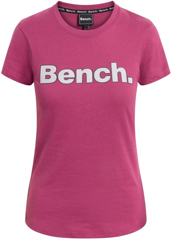 BENCH - Leora - T-shirt - Navy - Ronde Hals - Kwartmouw