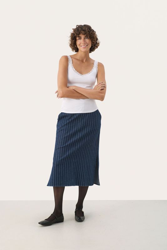 Jersey top Slim fit Bright White