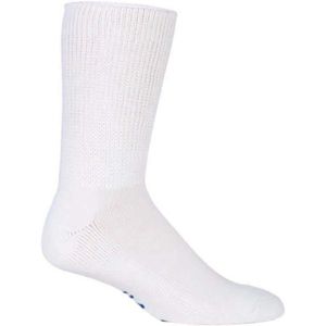IOMI - 3 Paar Diabetische Sokken Voor Gezwollen Benen - Wit - Maat 43 - 45