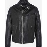 Schott NYC - Leren Jas - Zwart - Slim Fit - Standaard Lengte