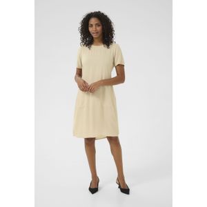 Kaffe - Milia - Jurk - Beige - Knielengte - Viscose