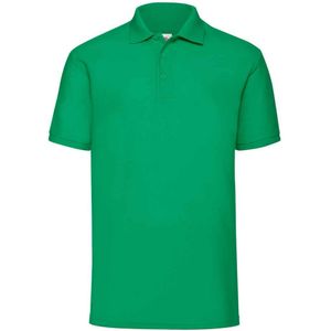 Fruit of the Loom Heren Piqué Polo Shirt (Kelly Groen)