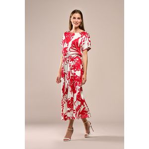 Carissa Print Rok Rood / Wit