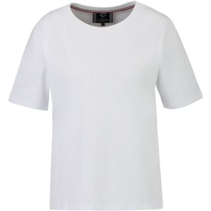 19V69 ITALIA - Shirt Bella - Wit - Kwartmouw - Normale Pasvorm