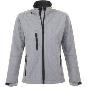 SOLS Dames/dames Roxy Soft Shell Jacket (ademend, winddicht en waterbestendig) (Grijze Mergel)