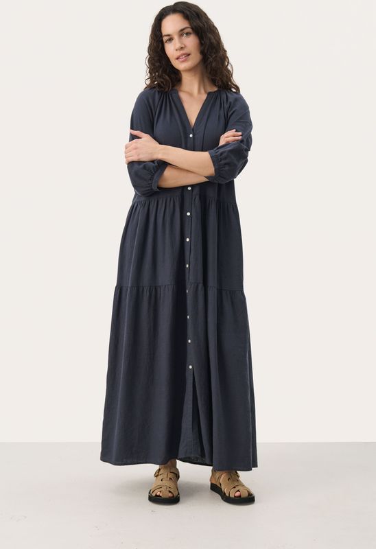 Part Two - Jurk - Zwart - Blousejurken