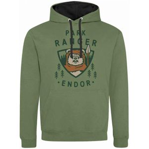 Star Wars Unisex Adult Endor Park Ranger Hoodie (Groen) - Maat 2XL